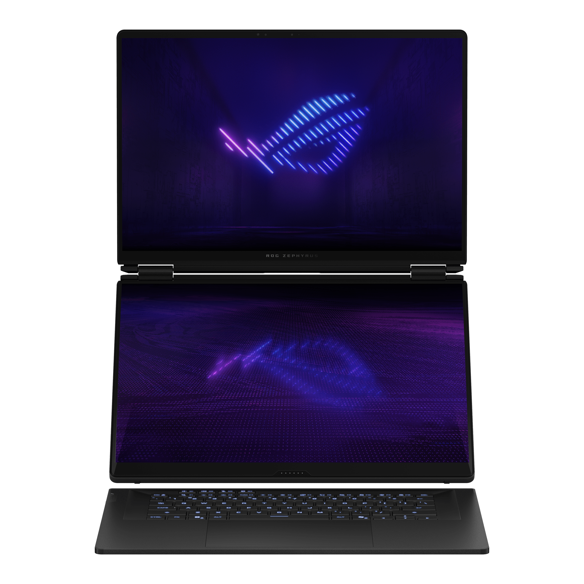 מחשב נייד Asus ROG Zephyrus Duo (2026) GX651AR-SR109W - שני מסכי מגע OLED 16 אינץ' 3K / Intel Core Ultra 9 386H / RTX 5070 Ti / 64GB / 2TB SSD - צבע Stellar Grey